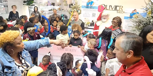 Kids in Distress Holiday Party at Olivier Salon
