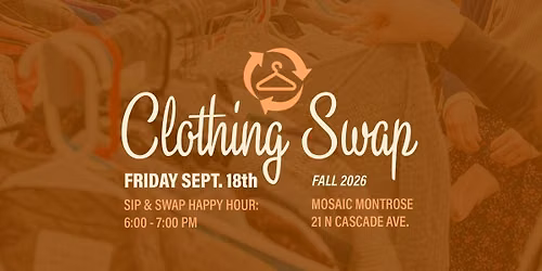 Fall Clothing Swap