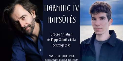 GRECS\u00d3 KRISZTI\u00c1N \u00e9s PAPP-SEB\u0150K ATTILA \u2014 Harminc \u00e9v naps\u00fct\u00e9s