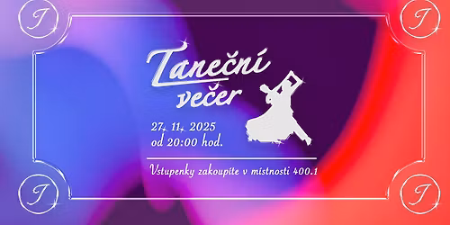 \ud83d\udc83Tane\u010dn\u00ed ve\u010der\ud83d\udd7a