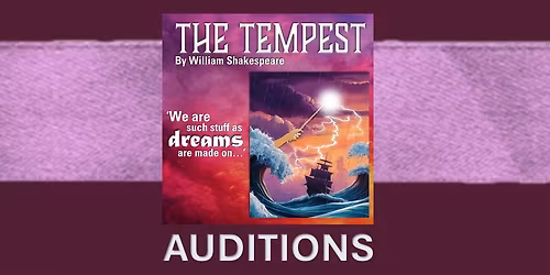 The Tempest - Auditions