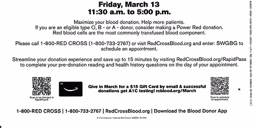 Southwest Greensburg Community Blood Drive