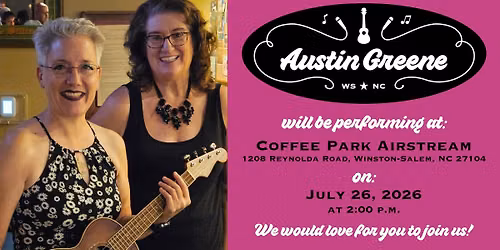Austin Greene Performing at Coffee Park Airstream!