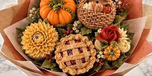 Fall Floral Cupcake Bouquet Class