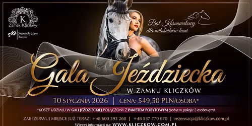 Gala Je\u017adziecka I Zamek Kliczk\u00f3w I 10 stycznia 2026