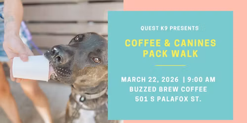 Coffee & Canines Pack Walk