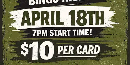 Muddy Waterz Softball BINGO