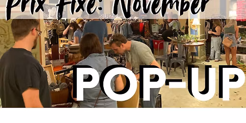Prix Fixe Pop-Up #7 - November 2025
