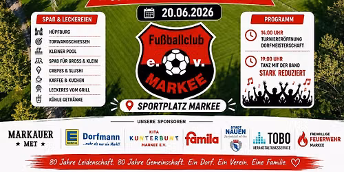 Dorfmeisterschaft FC Markee 2026 - 80. Jubil\u00e4um