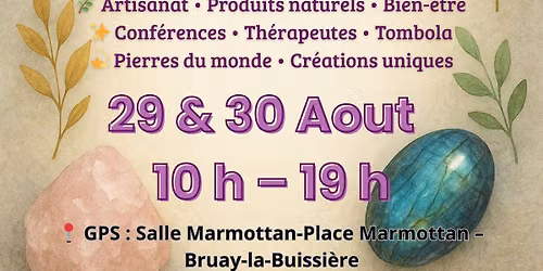 Salon Min\u00e9raux,Artisanat et bien-\u00eatre de Bruay-la-Buissi\u00e8re 
