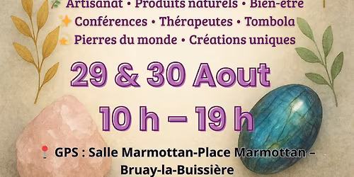 Salon Min\u00e9raux,Artisanat et bien-\u00eatre de Bruay-la-Buissi\u00e8re 
