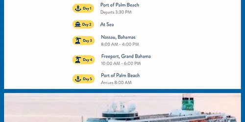 Aug. 10-14 \ud83d\udef3\ufe0f Nassau > Freeport