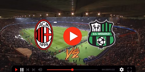 Milan vs Sassuolo at San Siro - Milan