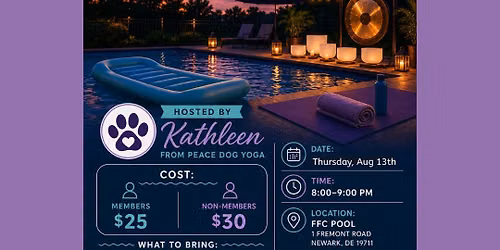 Meditation & Floating Sound Bath at FFC Pool