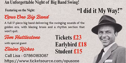 Opus One Big Band Presents Sinatra & Friends