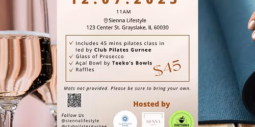 Pilates & Prosecco + A\u00e7a\u00ed Bowls