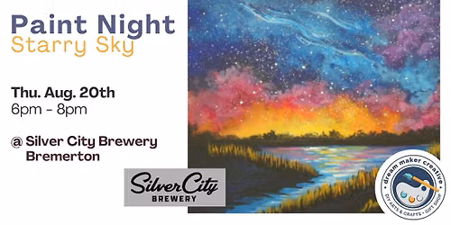 Paint Night - Starry Sky