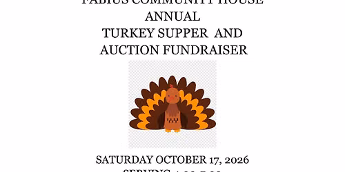 Annual Turkey Supper and Auction