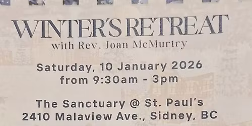 Winter's Retreat with Rev. Joan McMurtry