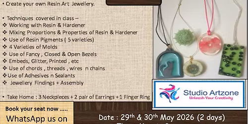 Designer Resin Jewellery Making