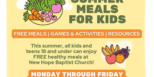 Free Summer Meals for Kids!