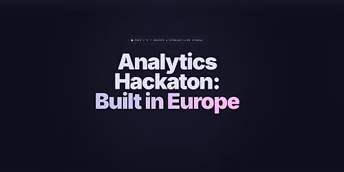 Analytics Hackaton: Built in Europe