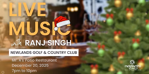 Ranj Singh Live @ Mr. A's Patio Restaurant