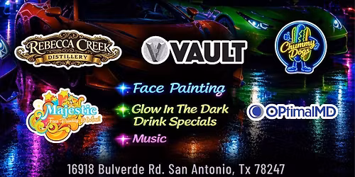 Vault x PJ\u2019s Glow in Dark Car Show