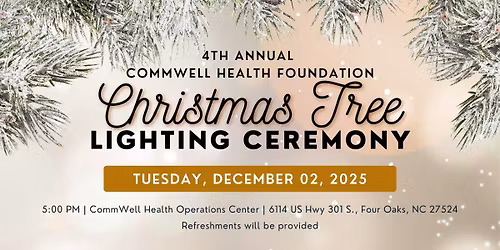 CommWell Health Christmas Tree Lighting Ceremony 