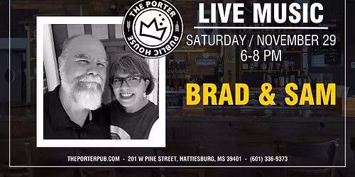 Brad and Sam at The Porter