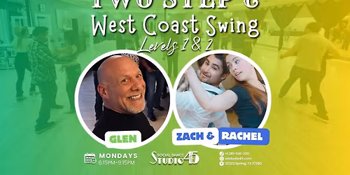 Monday Two Step & West Coast Swing (Level 1\u20132)