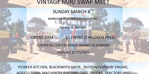 Vintage Fair Swap Meet