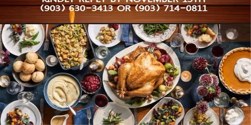 MEMBERS & FAMILY - Thanksgiving Luncheon