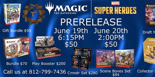 $50 MtG Prerelease Marvel Super Heroes