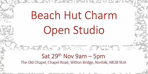 Beach Hut Charm Open Studio 