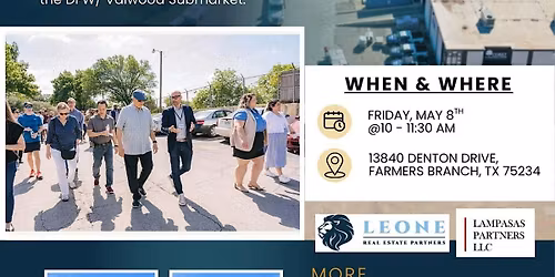 Commercial Real Estate Mastery & More - May (Industrial Property Tour)
