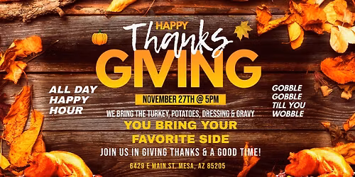 FRIENDSGIVING AT HIATUS!