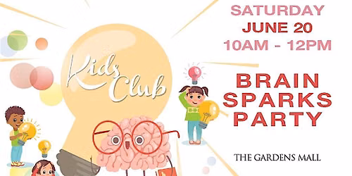Kids Club Brain Sparks Party with FAU Stiles-Nicholson Brain Institute