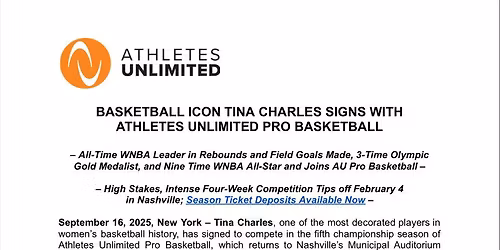 Athletes Unlimited Pro Basketball - Games 3 & 4