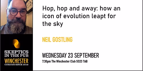 Hop, hop and away: how an icon of evolution leapt for the sky
