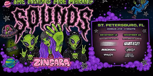 ZINGARA: THE ALIENS ARE MAKING SOUNDS TOUR DAY 1