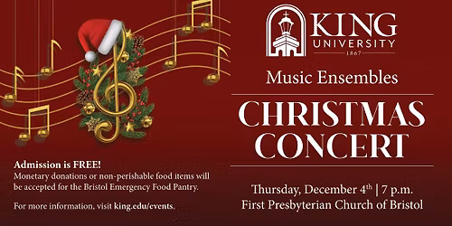 King University Music Ensembles Christmas Concert