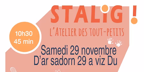 Stalig : atelier parents-enfants de 1 à 4 ans / éveil musical