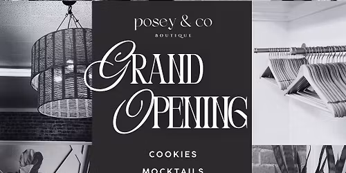 GRAND OPENING of Posey & Co Boutique