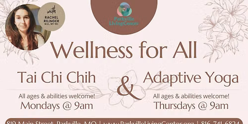 Tai Chi Chih Mondays!