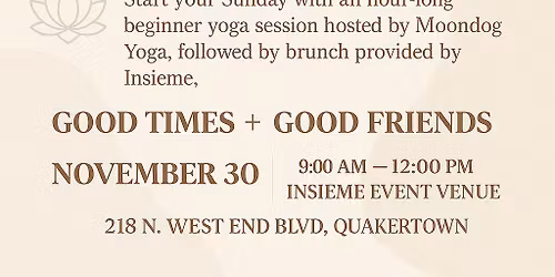 Namaste Brunch Yoga