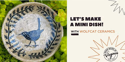 Let's Make a Mini Dish w\/ Wolfcat Ceramics