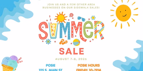 Posie x Mayville Summer Sidewalk Sale