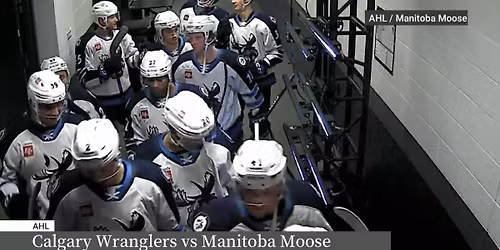 Parking Calgary Wranglers at Manitoba Moose
