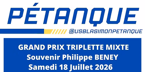 GRAND PRIX SOUVENIR PHILIPPE BENEY TRIPLETTE MIXTE